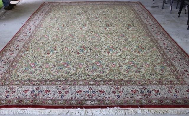 Silk and Wool Oriental Rug