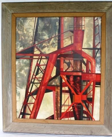 “Blast Furnace” Oil Painting